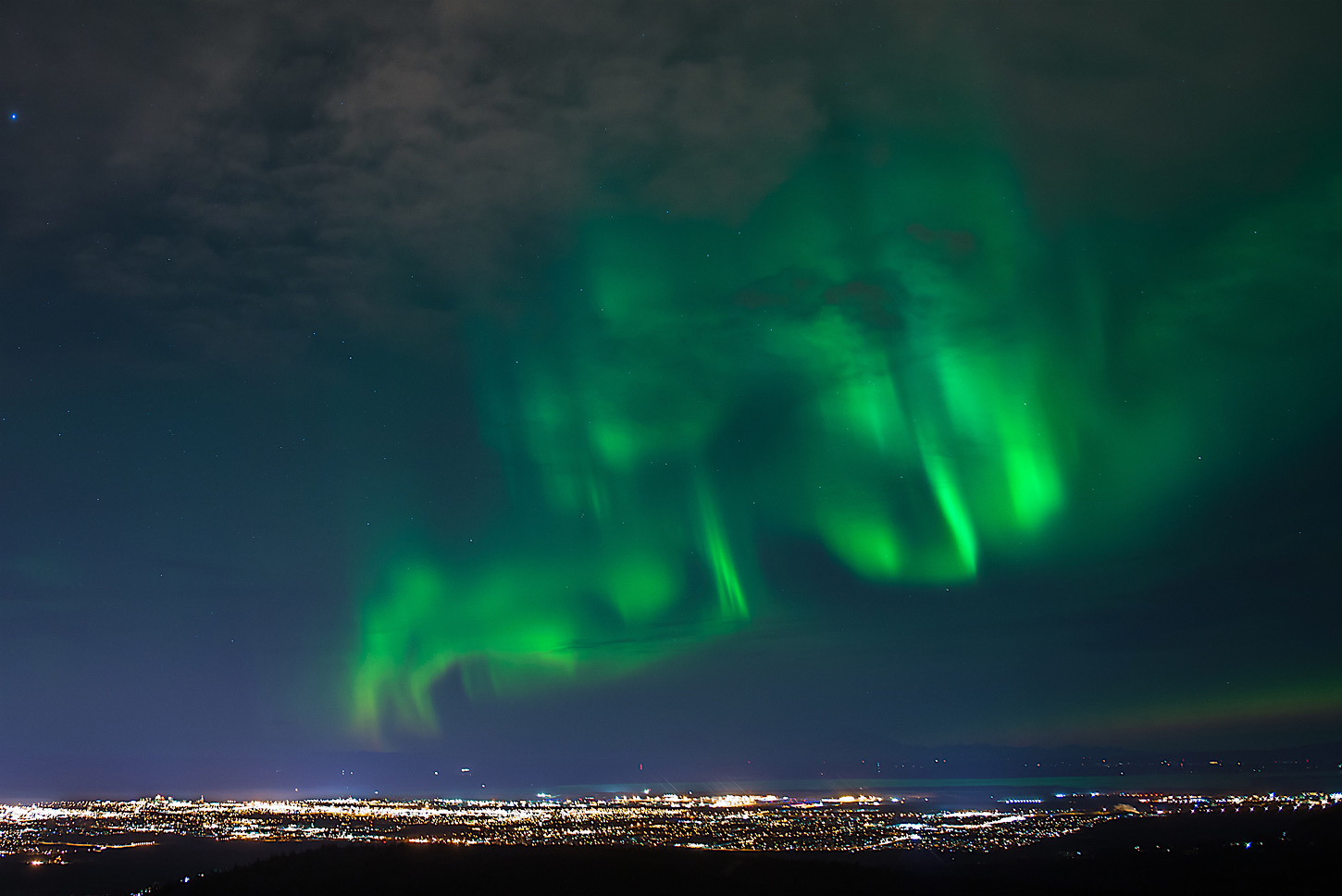 Polarlichter über Anchorage