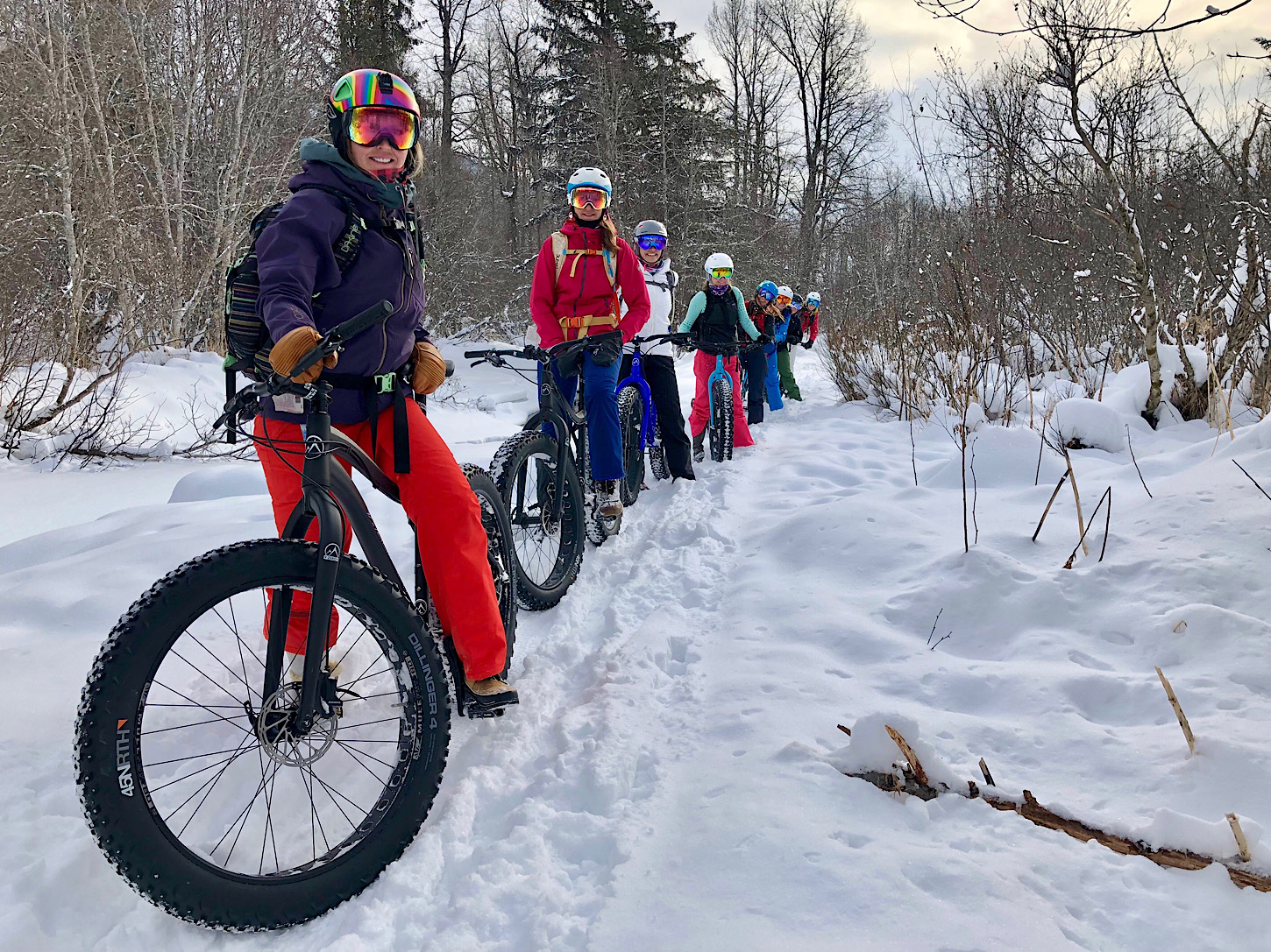 Mit dem Fatbike durch den Schnee