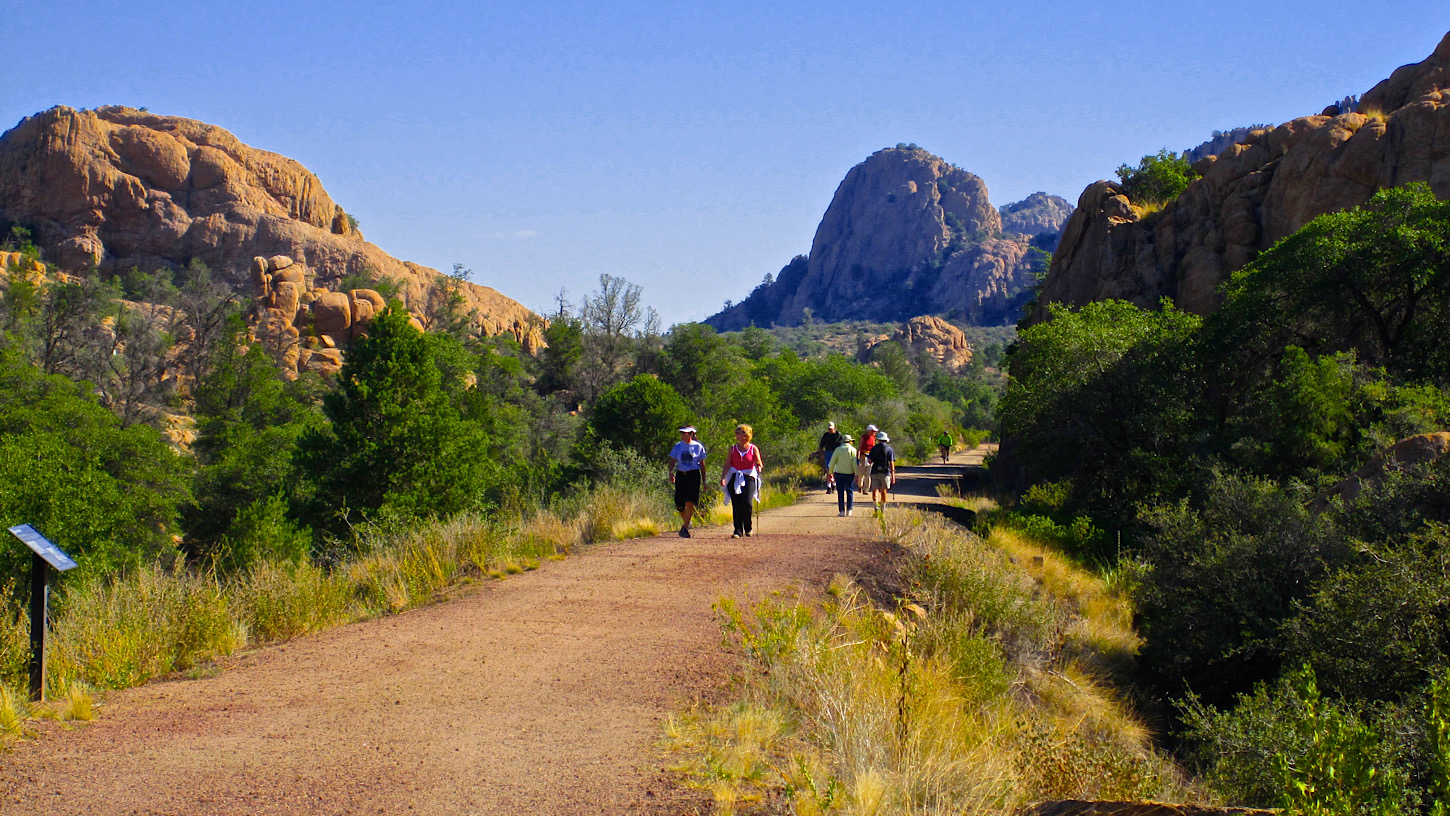 Peavine Trail am Lake Watson