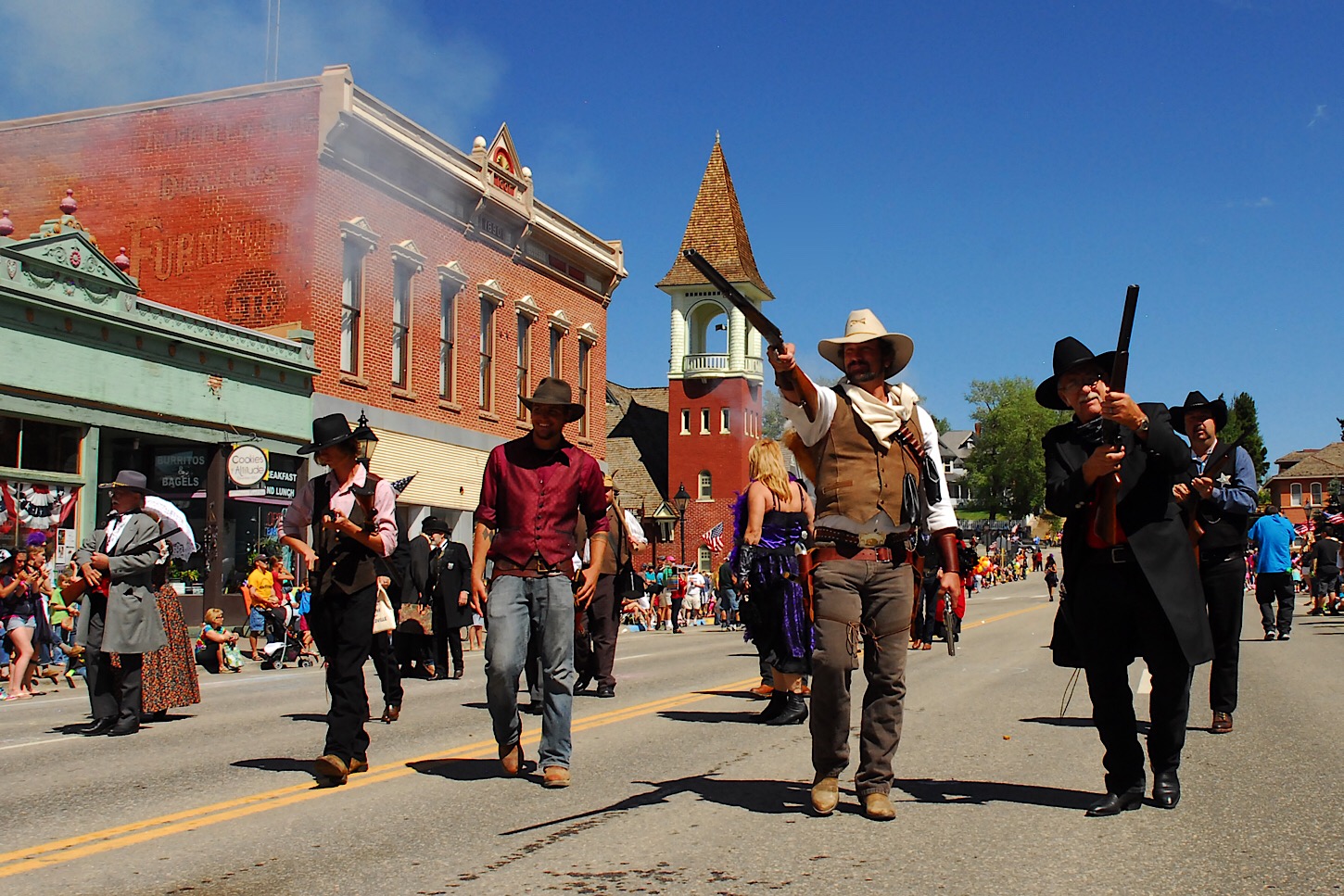 Leadville Gunfight während der Boom Days