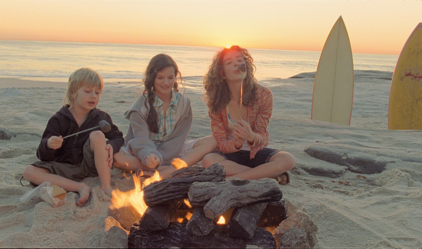 Mit den Kindern am Strand