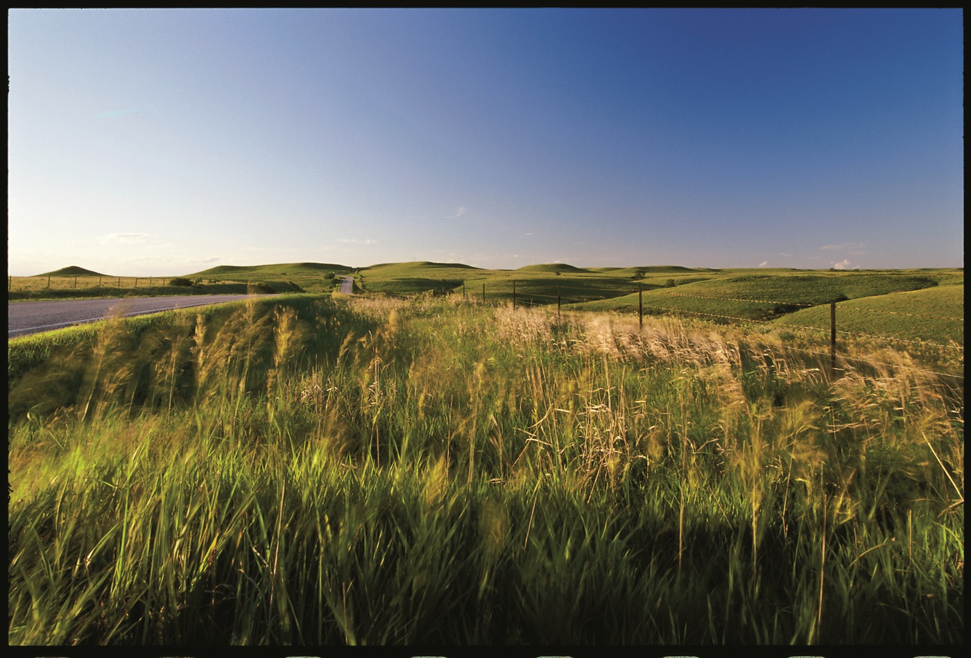 Die Flint Hills, in Kansas und Oklahoma gelegen