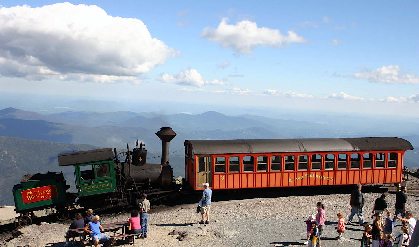 Pause auf dem Mount Washington