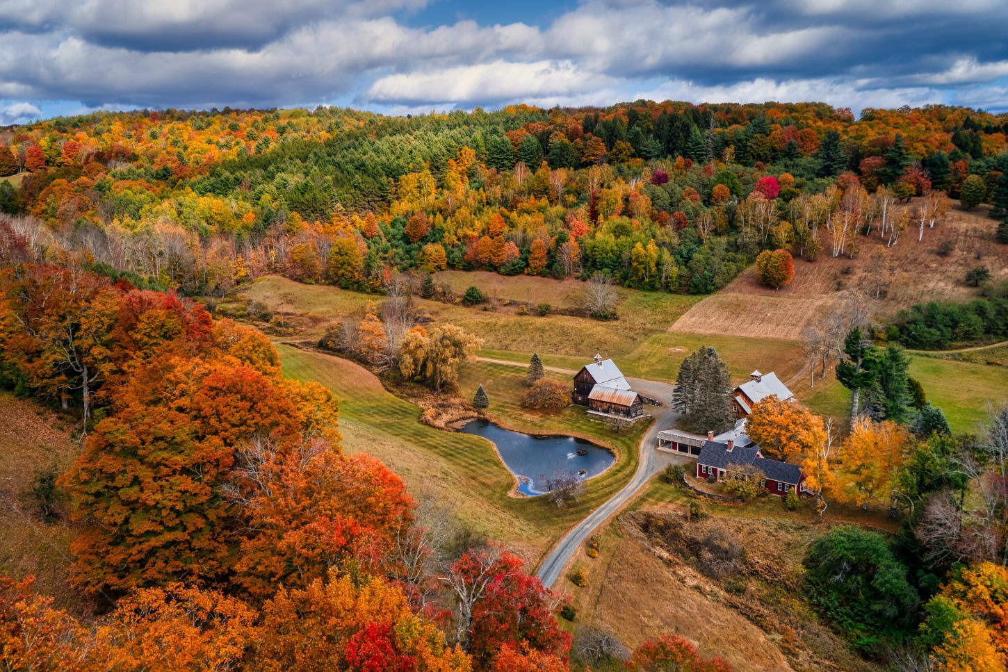 Indian Summer Idylle in Vermont