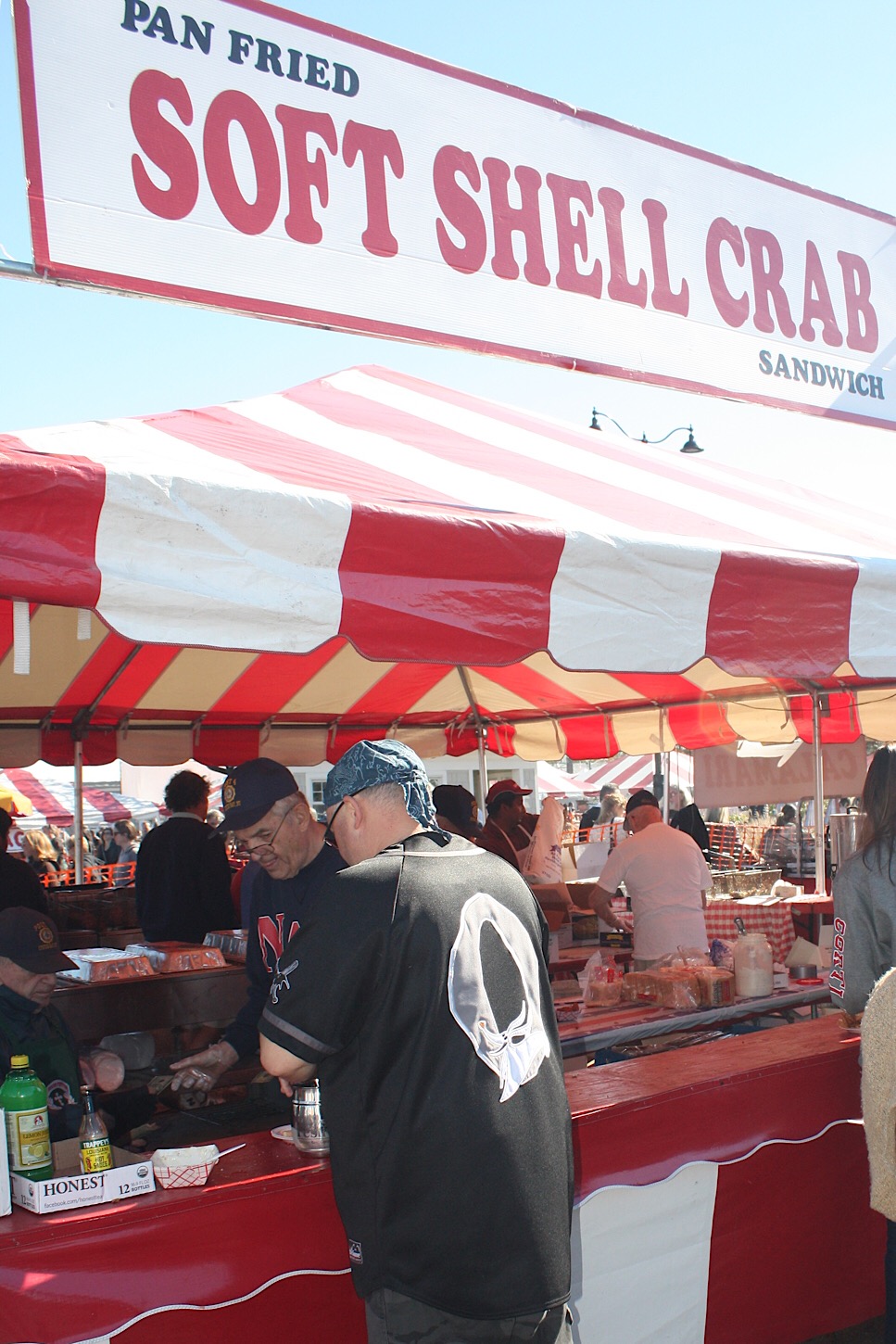 Auch Softshell-Crabs dürfen auf dem Festival nicht fehlen