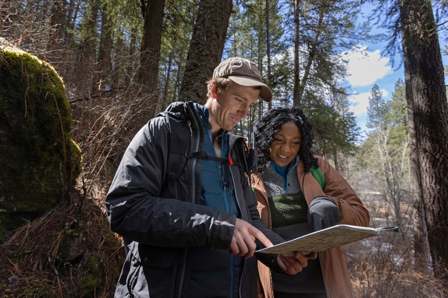 Hiking am Catherine Creek, ausserhalb von Union, Oregon, mit Guide Dan Sizer. 