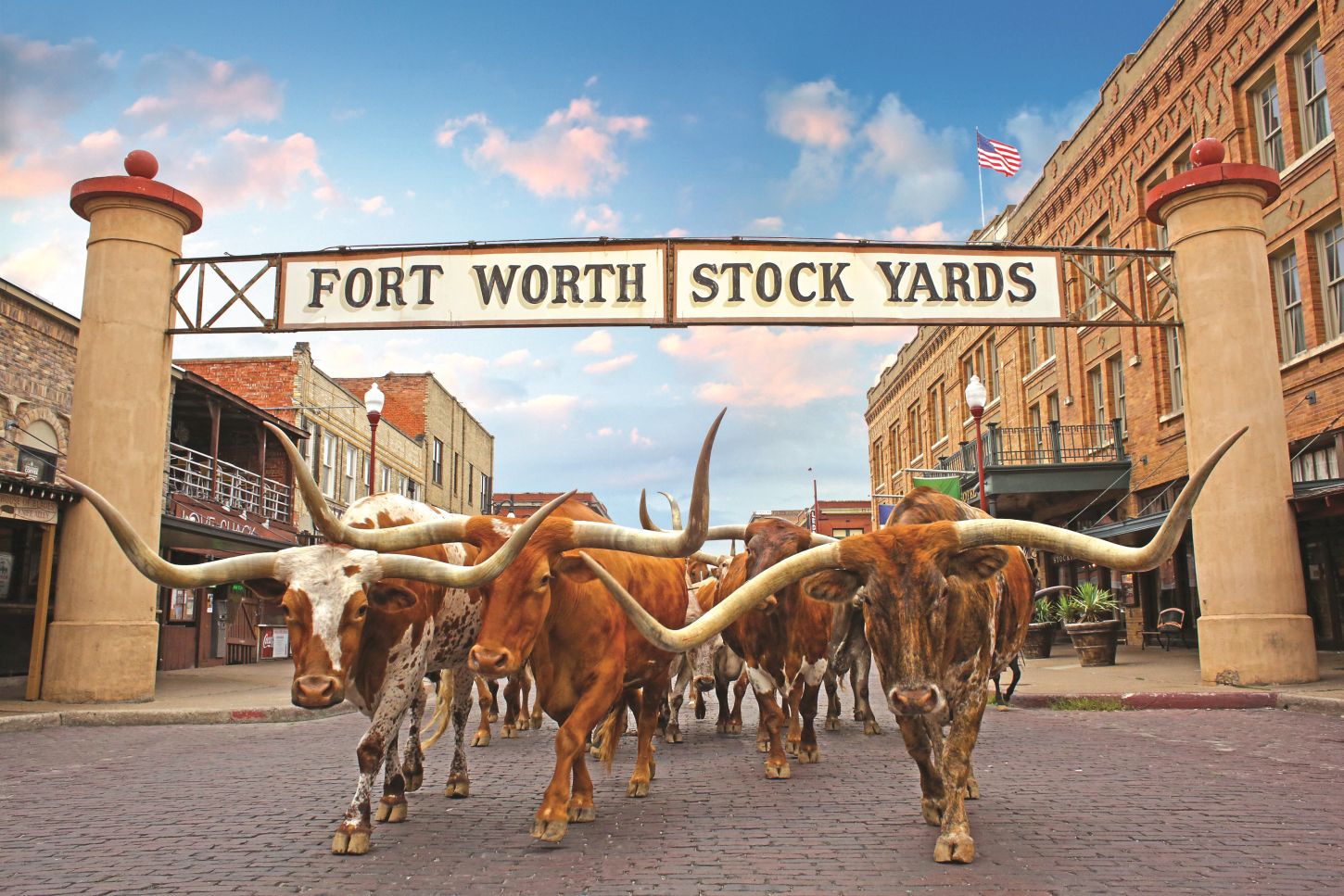 Die Stockyards in Fort Worth