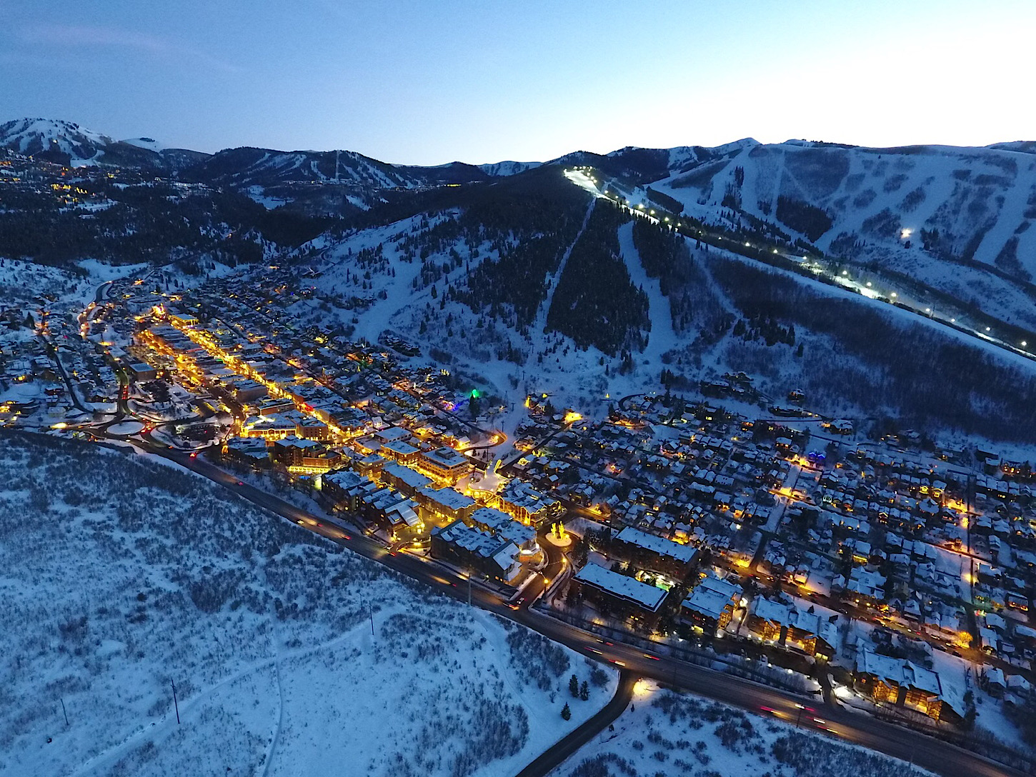 Blick auf Park City