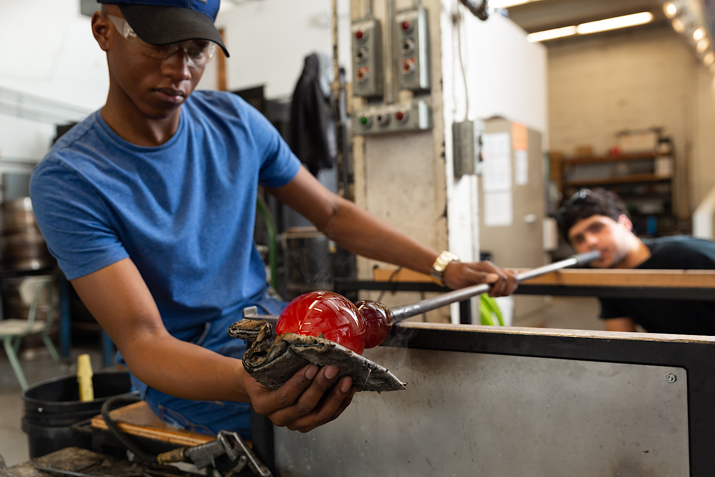 Glass Blowing - Pratt Studio