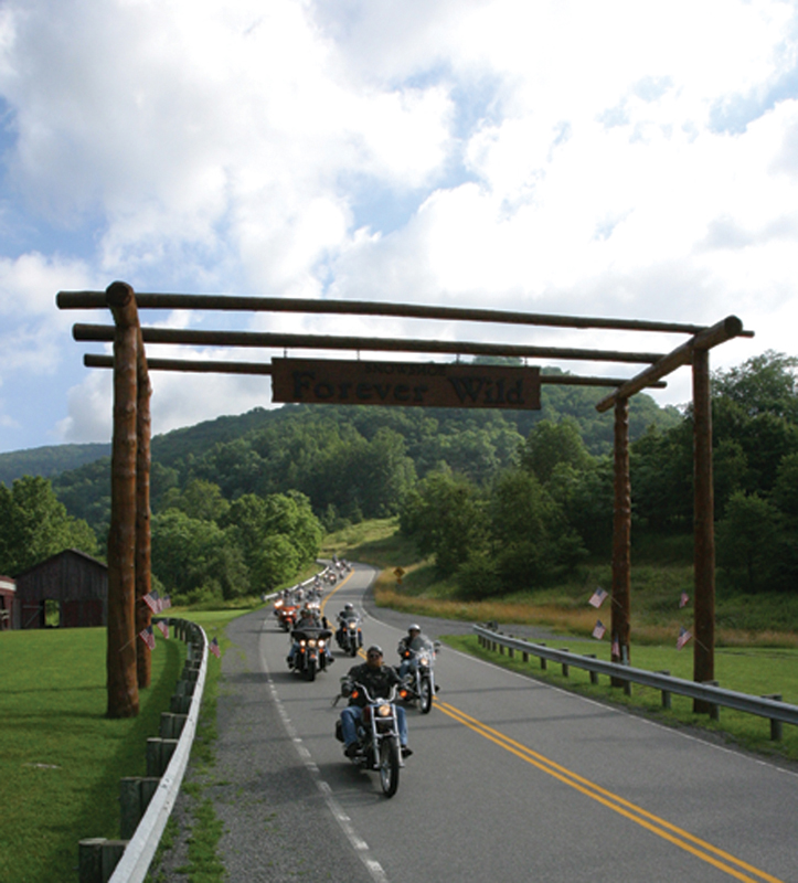 Biking in West Virginia