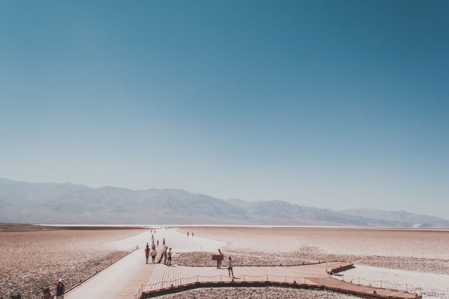 Hier kann extreme Hitze herrschen: Badwater, Death Valley