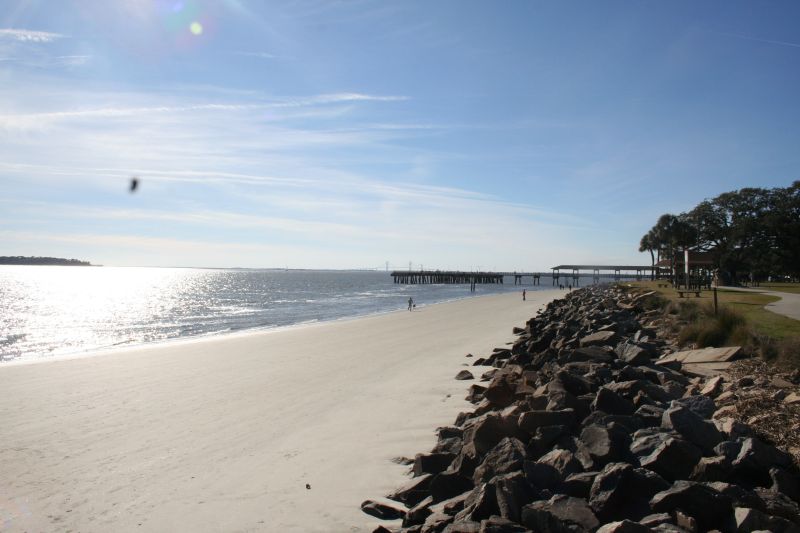 Strand auf Jekyll Island Strand auf Jekyll Island