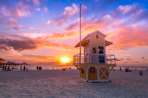 Clearwater Beach - traumhafter Sonnenuntergang