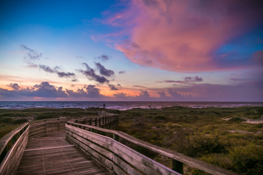 Sonnenuntergang auf Amelia Island