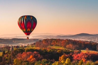 Harrisonburg aus der Luft