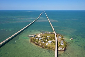 Die alte und die neue Seven-Mile Bridge