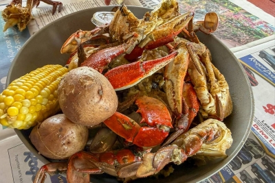 Frische Blue Crabs - eine absolute Delikatesse
