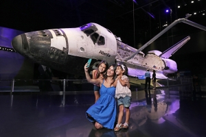 Ganz nah dran: das Space Shuttle