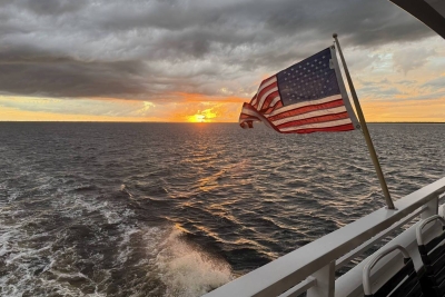 Ein traumhafter Sonnenuntergang - besser geht's kaum
