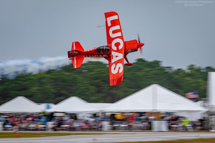 Vorführung während der Stuart Air Show in Stuart, Florida